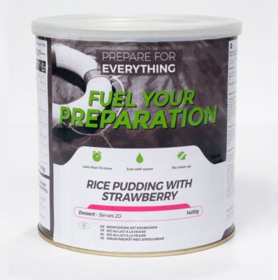Fuel Your Preparation | Rice Pudding with Strawberry| Freeze-dried food | 1400g