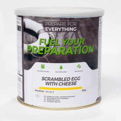 Fuel Your Preparation | Scrambled Egg with Cheese | Freeze-dried food | 560g