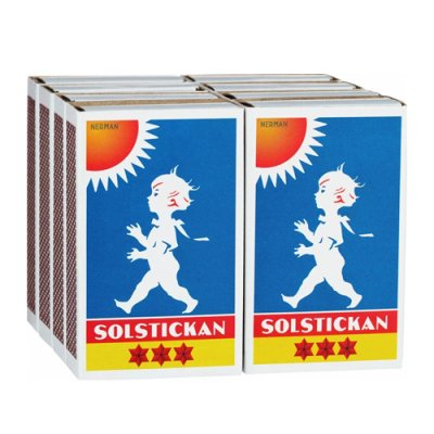 Matches Solstickan Bruksask - 8 pack