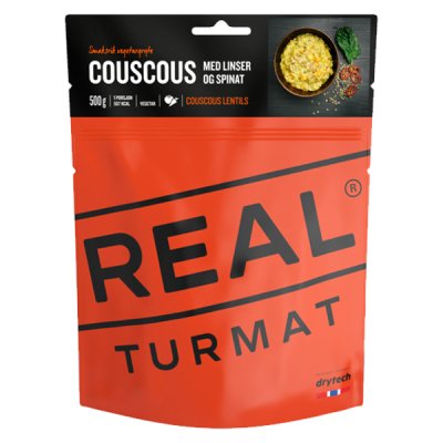Real Turmat | Couscous with Lentils and Spinach | Freeze-dried food | 121g