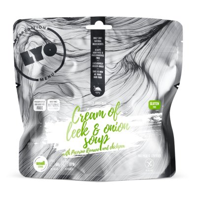 LyoFood | Cream of leek and onion soup with Pecorino Romano and chickpea | Freeze-dried food | 60g
