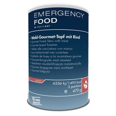 Emergency Food | Gourmet Forest Stew with meat | Freeze-dried food | 470g