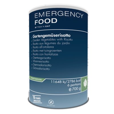 Emergency Food | Garden Vegetables with Risotto | Freeze-dried food | 700g