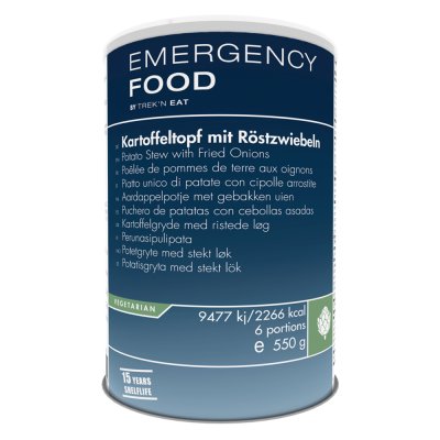 Emergency Food | Potato Stew with Fried Onions | Freeze-dried food | 550g