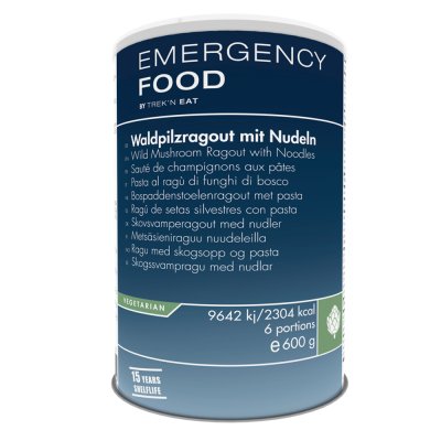 Emergency Food | Wild Mushroom Ragout with Noodles | Freeze-dried food | 600g