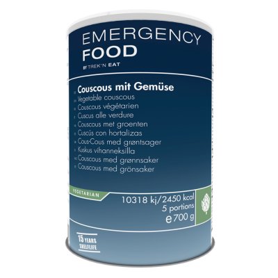 Emergency Food | Vegetable couscous | Freeze-dried food | 700g