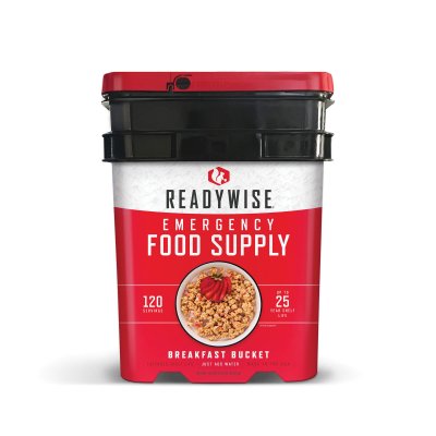ReadyWise Breakfast Bucket | Freeze dried food | Food ration | 9500g