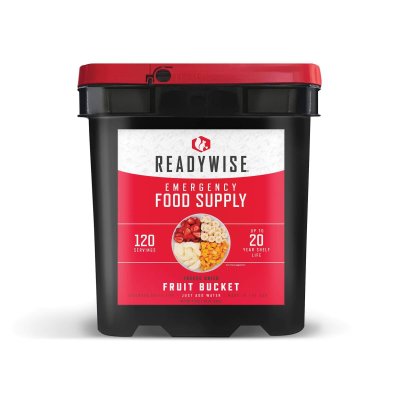 ReadyWise 120 Serving Freeze Dried Fruit Bucket | Freeze-dried food | Food Ration | 848g