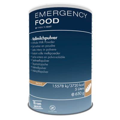 Emergency Food | Whole Milk Powder | Freeze-dried food | 650g