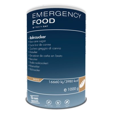 Emergency Food | Raw cane sugar | Freeze-dried food | 1000g