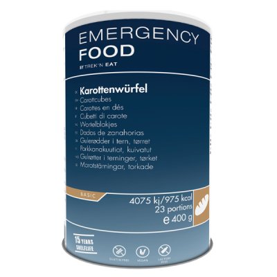 Emergency Food | Carrotcubes | Freeze-dried food | 400g