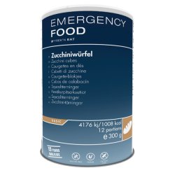 Emergency Food | Zucchini cubes 300 g | Freeze-dried food