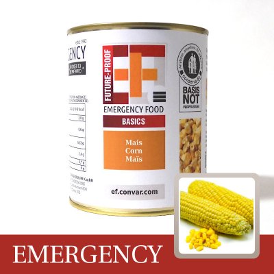 Convar Emergency Food | Emergency Corn kernels | Freeze-dried food | 150g