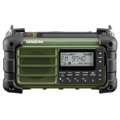 Sangean MMR99 Green | Handcranked radio with powerbank