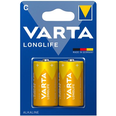 Varta Longlife C-battery 2-pack