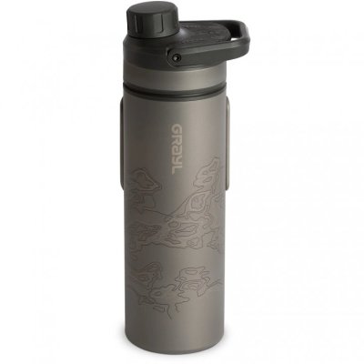Grayl Ultrapress Purifier Titanium Covert Black | water filter