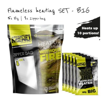 Adventure Menu - Zipper Bag &amp; 5, 60g Heaters