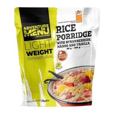 Adventure Menu | Lightweight Rice Porridge with Strawberry Mango | Freeze-dried food | 89g