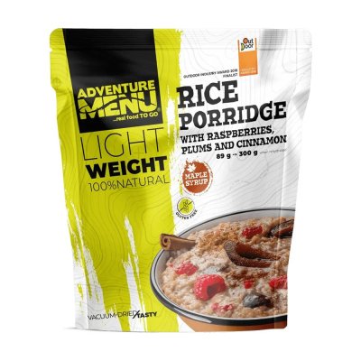 Adventure Menu | Lightweight Rice Porridge with Plum Raspberry | Freeze-dried food | 89g