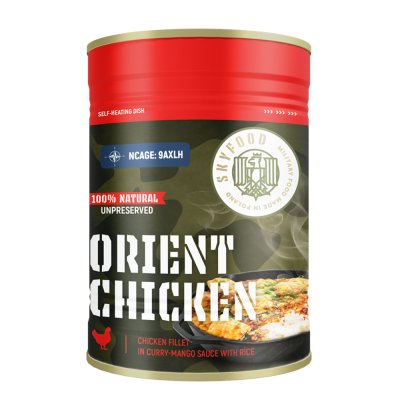 Sky Food | Orient Chicken Self-Heating Can | MRE | 400g
