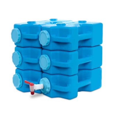 Sagan Life Aquabrick 6-Pack & Faucet| Jerrycan