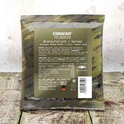 Convar Emergency Food | Basics Spread Exotic | Freeze-dried food | 35g