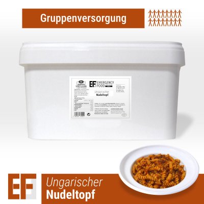 Convar Emergency Food | Hungarian Pot With Beef and Noodles 3,75 kg | Freeze-dried food