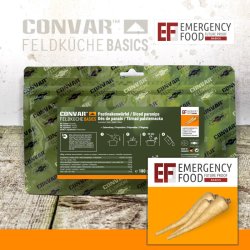 Convar Emergency Food | Emergency Parsnip cubes | Freeze-dried food | 180g