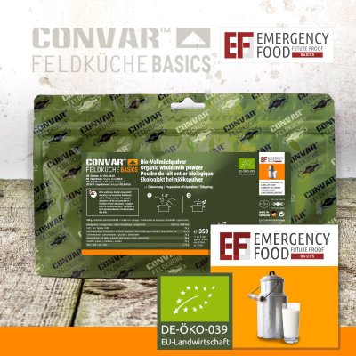 Convar Emergency Food | Milk Powder | Freeze-dried food | 350g