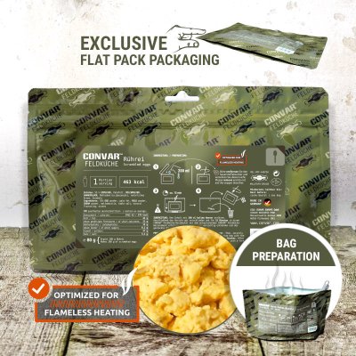Convar Emergency Food | Scrambled eggs | Freeze-dried food | 80g
