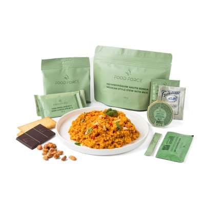 Food Force | Mexican Style Stew with Rice Main Meal | Freeze-dried food | 312g