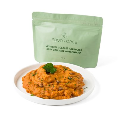 Food Force | Beef goulash with Potato | Freeze-dried food | 150g