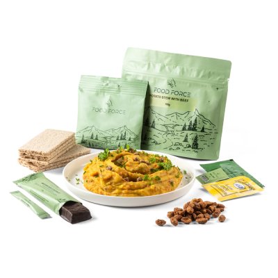 Food Force | Potato Stew with Beef Main Meal | Freeze Dried Food | 317g