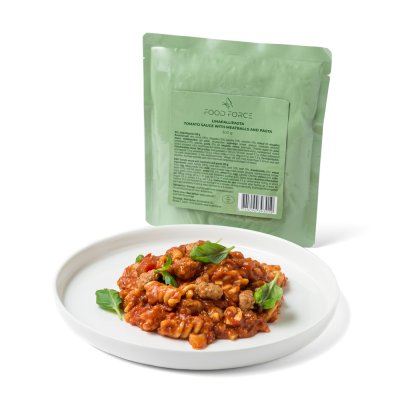 Food Force | Tomato Sauce with Meatballs and Pasta | MRE | 300g