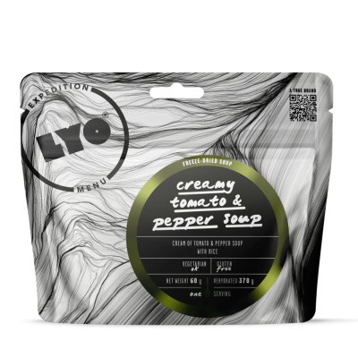 LyoFood | Cream of tomato & pepper soup with rice | Freeze-dried food | 60g