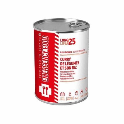 NTS Emergency Food | Vegetable curry with rice | Freeze dried food | 1800g