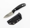 Casström Safari Mini Hunter, Black G10, Stainless/Hollow grind