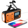 Hand Cranked Radio SY-376 with solar cells & 4000 mAh powerbank