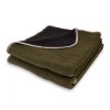 Petromax Wool Blanket Moss green and Black