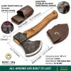 BeaverCraft | Woodcraft Bushcraft Splitting Axe | AX3
