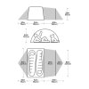 Big Agnes Blacktail Hotel 2 Olive/Chinois Green | Tent | 2 persons