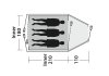 Outwell Cloud 3 | Tent | 3 people