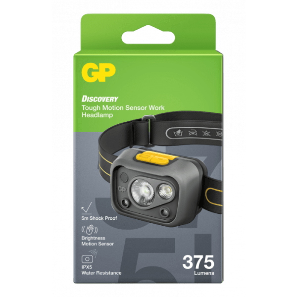 GP CHW54 Discovery Work headlamp 375LM
