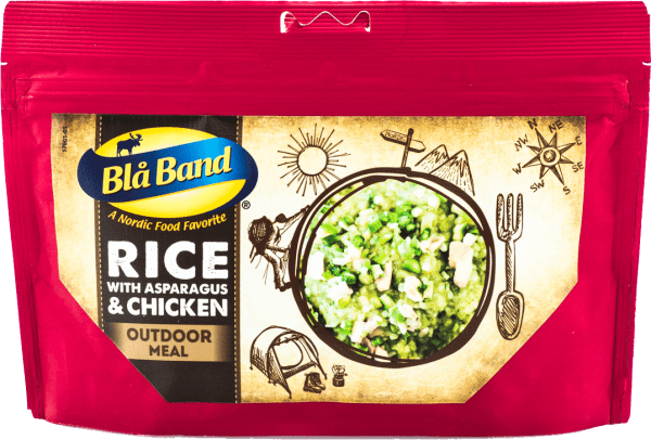 Blå Band | Rice With Asparagus & Chicken | Freeze-dried food | 143g