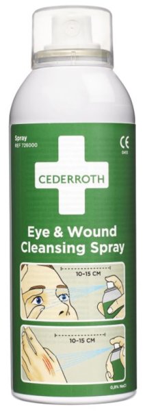 Cederroth Eyes and wound wash spray 150 ml