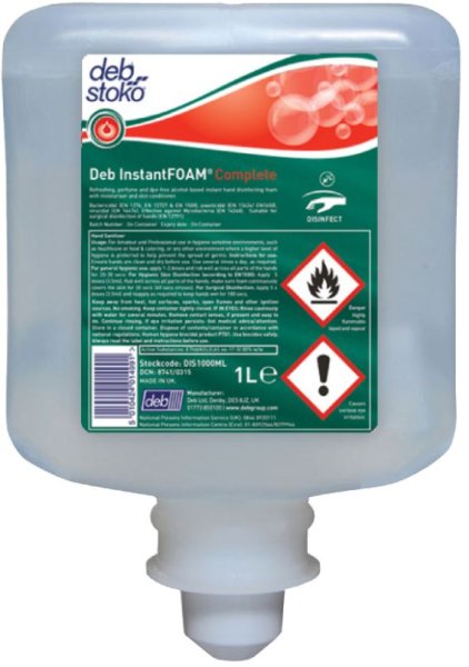 Hand Sanitiser InstantFOAM Complete 1 L