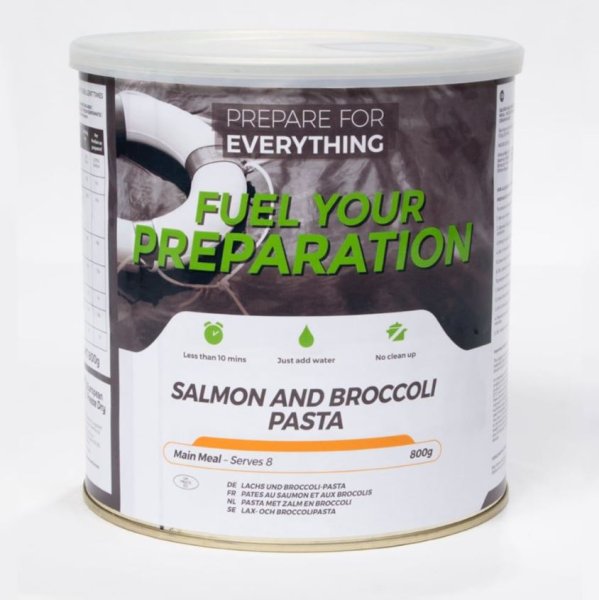 Fuel Your Preparation | Salmon and Broccoli Pasta | Freeze-dried food | 800g
