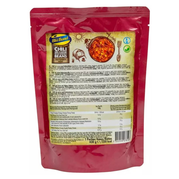 Blå Band | Chili sin carne with kidney beans | MRE | 430g