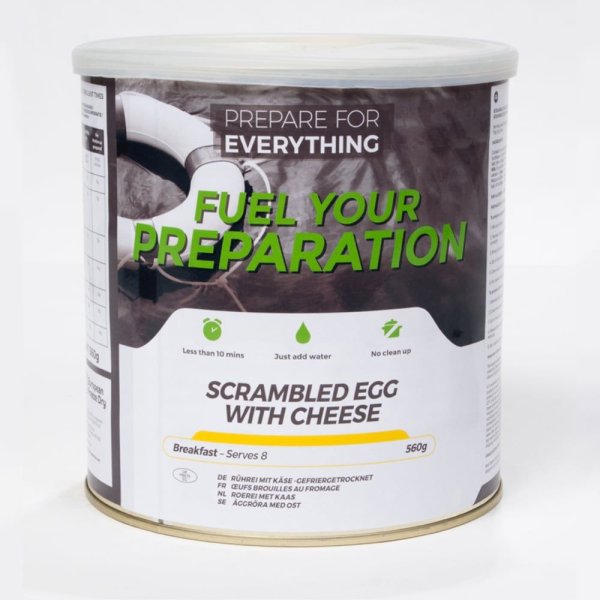 Fuel Your Preparation | Scrambled Egg with Cheese | Freeze-dried food | 560g