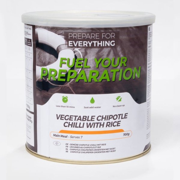 Fuel Your Preparation | Vegetable Chilli with | Freeze-dried food | 700g